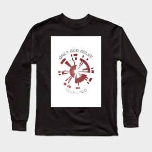 JPL/NASA Perseverance Parachute "600 miles to Chicago" Request Poster #8 Long Sleeve T-Shirt